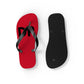 Red Accounting Debit and Credit Flip Flops