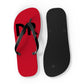 Red Accounting Debit and Credit Flip Flops